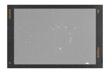 Film frame photo strip high-resolution blank filter. 35mm scan template texture effect. Trendy editable camera roll social stories design. Isolated vintage analog cinema empty scratches mockup.