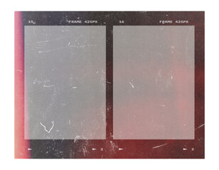 Film frame photo strip high-resolution blank filter. 35mm scan template texture effect. Trendy...