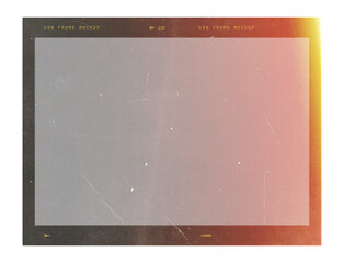 Film frame photo strip high-resolution blank filter. 35mm scan template texture effect. Trendy editable camera roll social stories design. Isolated vintage analog cinema empty scratches mockup.