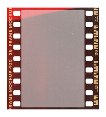Film frame photo strip high-resolution blank filter. 35mm scan template texture effect. Trendy...