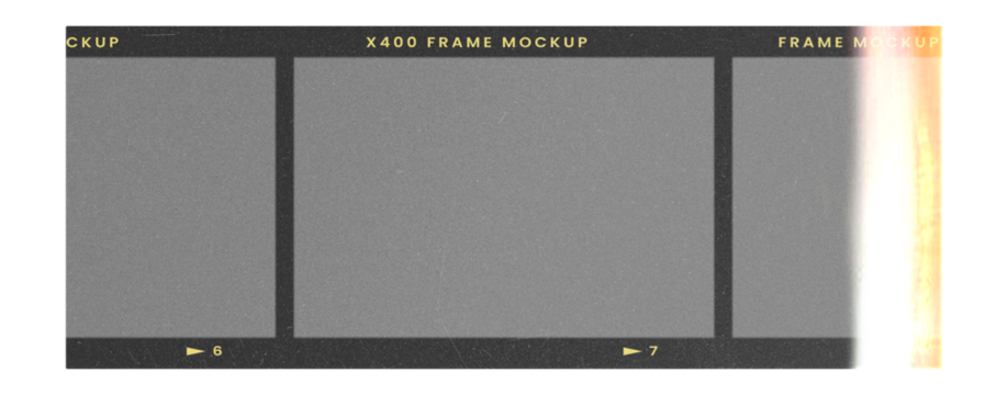 Film frame photo strip high-resolution blank filter. 35mm scan template texture effect. Trendy editable camera roll social stories design. Isolated vintage analog cinema empty scratches mockup.