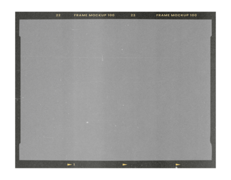 Film frame photo strip high-resolution blank filter. 35mm scan template texture effect. Trendy editable camera roll social stories design. Isolated vintage analog cinema empty scratches mockup.