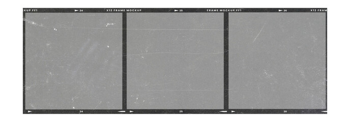 Film frame photo strip high-resolution blank filter. 35mm scan template texture effect. Trendy...