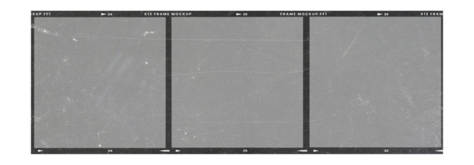 Film frame photo strip high-resolution blank filter. 35mm scan template texture effect. Trendy editable camera roll social stories design. Isolated vintage analog cinema empty scratches mockup.