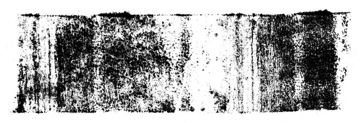 linocutting paint roller texture on fabric or thick paper isolated, png asset.