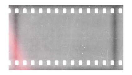 Fototapeta premium Film frame photo strip high-resolution blank filter. 35mm scan template texture effect. Trendy editable camera roll social stories design. Isolated vintage analog cinema empty scratches mockup.