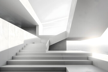 Modern Architectural Elegance: A Study in Light and Form