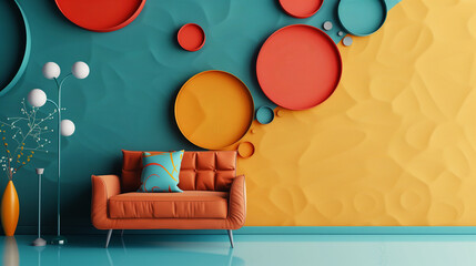 A 3D rendering of Advertising creative thinking concept art