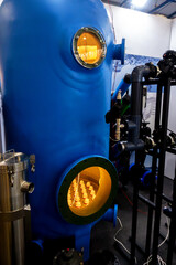 Water purification tank with filters equipped with a nozzle plate and high-quality nozzles. Vinyl...