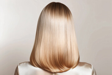 Fototapeta premium a woman with a long blond hair is shown