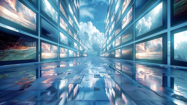 Key media trends of the digital age, multiplatform, user-generated content, visuality, globalization, acceleration. depth of field. Generative AI.