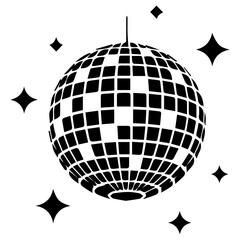 Disco ball, no background.