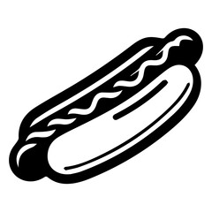 Bread sausage, no background.