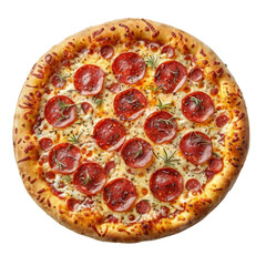 Pepperoni Pizza with Rosemary