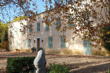 Elegant House with Green Shutters in the South of France