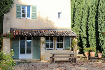 Charming House with Green Shutters in the South of France