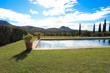 Scenic Swimming Pool in the South of France