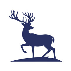 deer vector,  deer silhouette,  deer illustration