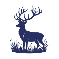 deer vector,  deer silhouette,  deer illustration