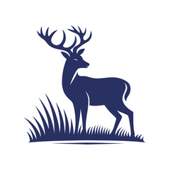 deer vector,  deer silhouette,  deer illustration