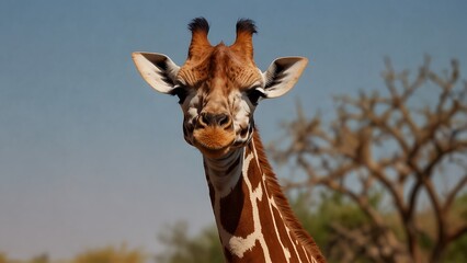 Fototapeta premium Giraffes Amongst the Grasslands