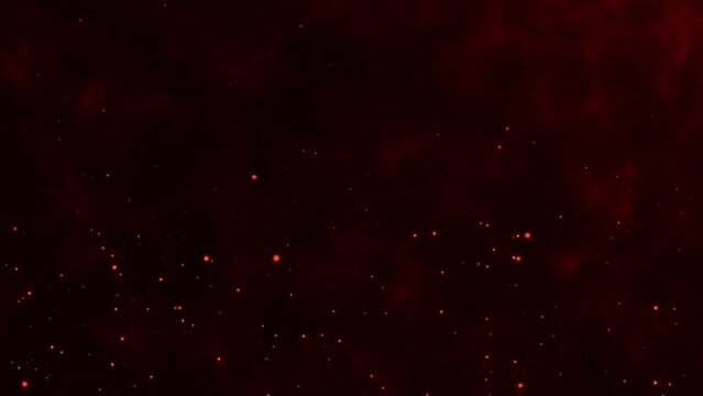Abstract Fire Particles Animated Background. Fire Particles. 4K