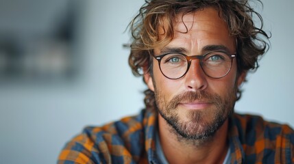 man in glasses