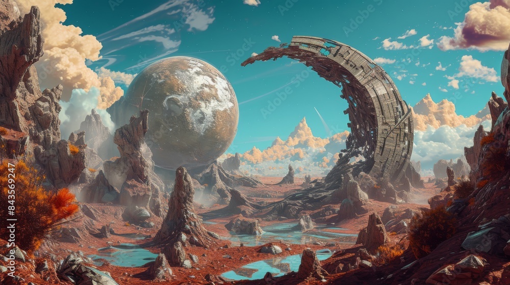 Poster image of an open future cookbook ::3 orbital ::3 --no text --ar 16:9 --quality 0.5 job id: 639a8d6e-