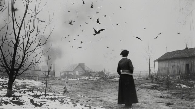 Photo of students participating in a competition for the best dish prepared according to an individual recipe at the final stage of a culinary course. ::1 old photograph ::3 --no text --ar 16:9 -