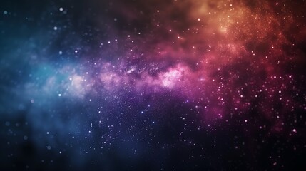 Fototapeta premium Beautiful galaxy and nebula in the night sky. Starry background perfect for astronomy and science enthusiasts. Glowing cosmic light and planets, creating an abstract and mystical