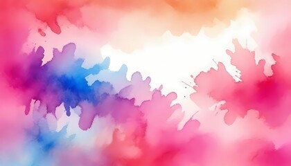 Colorful vibrant aged horizontal background, Fantasy smooth light pink abstract watercolor painted background, orange pattern grunge texture background. Colorful watercolor grunge.