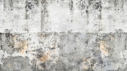 Weathered concrete wall with rust stains - This image presents a high-resolution look at a weathered concrete wall with distinct rust and water marks
