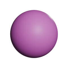 pink sphere ball 3D PNG