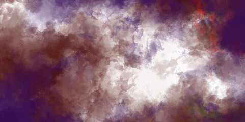 Hand painter colors watercolor stain texture abstract color pink texture background on white surface. Grunge and textured banner with free copy space. Modern Red Pink Watercolor.