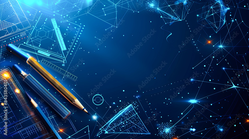 Poster abstract technology background. futuristic user interface create visual narratives as a graphic desi
