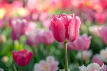 Focus on flowers that represent the current season