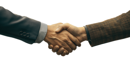 Handshake agreement flat design front view negotiation