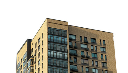 Isolated modern buildings with urban facades. Perfect for real estate investment and architectural...