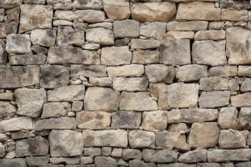 Obraz premium Processed collage of old medieval stone wall texture in daylight. Background for banner