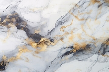 Obraz premium Processed collage of white and gold marble texture. Background for banner, backdrop or texture