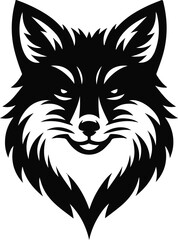fox head vector