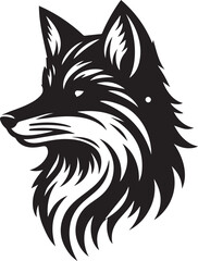 fox head vector