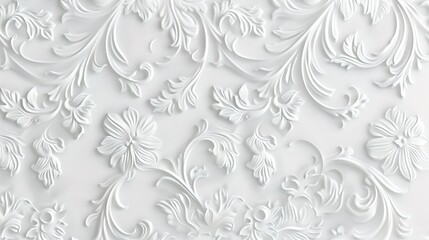 white seamless pattern wallpaper