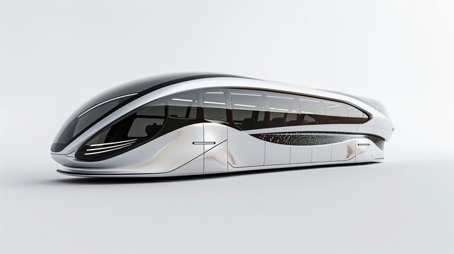 Modern transportation technology with fast vehicles. Futuristic trains and electric cars in urban settings. Emphasizing innovation, speed, and luxury in automotive and public