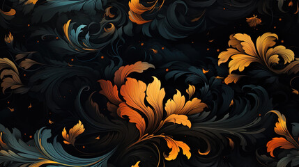  dark academia pattern wallpaper
