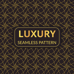 Golden luxury pattern design