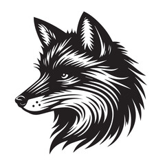 fox head vector