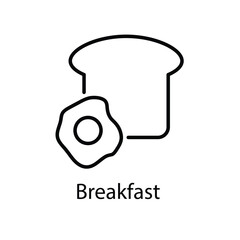 Breakfast vector icon