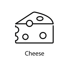 Cheese vector icon