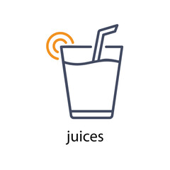 juices vector icon